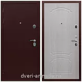 Входные двери толщиной 60 мм, Дверь входная стальная Армада Люкс Антик медь / ФЛ-140 Дуб беленый в офисное помещение с порошковым покрытием
