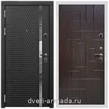 Дверь входная Армада Престиж Белая шагрень ФЛН - 501 / ФЛ-57 Дуб шоколад