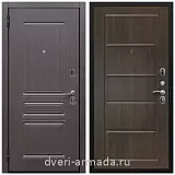 Утепленные входные двери, Дверь входная Армада Экстра ФЛ-243 Эковенге / ФЛ-39 Венге с хорошей шумоизоляцией