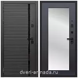 Дверь входная Армада Каскад BLACK МДФ 10 мм / ФЛЗ-Пастораль, Венге