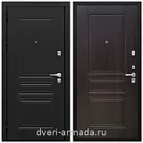 Дверь входная Армада Экстра ФЛ-243 Черная шагрень / ФЛ-243 Эковенге недорогая