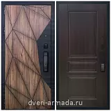 Умная входная смарт-дверь Армада Ламбо МДФ 10 мм  Kaadas K9 / ФЛ-243 Эковенге
