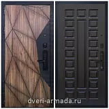 Умная входная смарт-дверь Армада Ламбо МДФ 10 мм Kaadas S500 / ФЛ-183 Венге