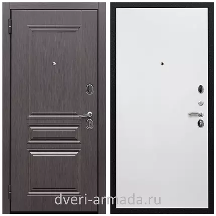 Дверь входная Армада Экстра ФЛ-243 Эковенге / Гладкая белый матовый