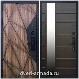 Умная входная смарт-дверь Армада Ламбо МДФ 10 мм Kaadas S500 / ФЛЗ-Сити Венге