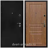 Входные двери черная шагрень, Дверь входная Армада Престиж Черная шагрень / ФЛ-243 Морёная береза