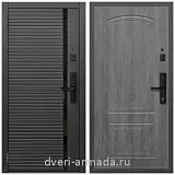 Умная входная смарт-дверь Армада Каскад BLACK Kaadas S500  / ФЛ-138 Дуб Филадельфия графит