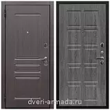 Входные двери МДФ с двух сторон, Дверь входная Армада Экстра ФЛ-243 Эковенге / ФЛ-38 Дуб филадельфия графит
