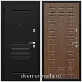 Дверь входная Армада Экстра ФЛ-243 Черная шагрень / ФЛ-183 Мореная береза