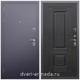Входные двери 960 мм, Дверь входная стальная Армада Люкс Антик серебро / ФЛ-2 Венге от завода на дачу с панелями