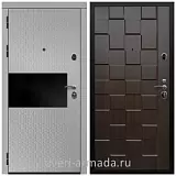 Дверь входная Армада Престиж Черная шагрень Милк рикамо софт / ОЛ-39 Эковенге