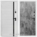 Дверь входная Армада Каскад WHITE / ПЭ Цемент темный