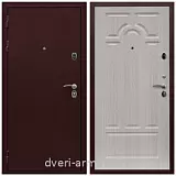 Усиленные двери, Дверь входная Армада Лондон Антик медь / ФЛ-58 Дуб беленый со звукоизоляцией