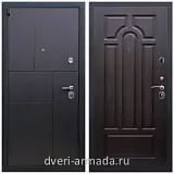 Входные двери шоколад, Дверь входная Армада Бастион ФЛ-290 Дуб фактурный шоколад / ФЛ-58 Венге