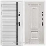 Дверь входная Армада Каскад WHITE МДФ 10 мм / ФЛ-2 Дуб белёный
