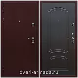 Толстые входные двери, Дверь входная для квартиры Армада Лондон Антик медь / ФЛ-140 Венге с хорошей шумоизоляцией