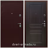 Входные двери 960 мм, Дверь входная Армада Люкс Антик медь / ФЛ-243 Эковенге наружная с утеплением в частный дом