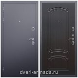 Входные двери 960 мм, Дверь входная металлическая Армада Люкс Антик серебро / ФЛ-140 Венге наружная на дачу