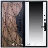 Умная входная смарт-дверь Армада Ламбо Kaadas S500 / СБ-16 Белый матовый