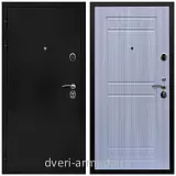 Черные входные двери, Металлическая дверь входная Армада Престиж Черная шагрень / ФЛ-242 Сандал белый