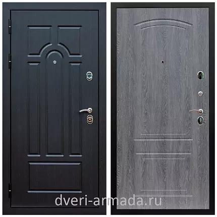 Дверь входная Армада Эврика ФЛ-58 Венге / ФЛ-138 Дуб Филадельфия графит
