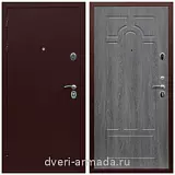 Двери со склада, Дверь входная железная Армада Люкс Антик медь / ФЛ-58 Дуб Филадельфия графит на заказ в квартиру