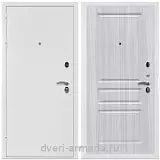 Белые с шумоизоляцией, Дверь входная Армада Престиж Белая шагрень / ФЛ-243 Сандал