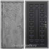 Дверь входная Армада Квадро Бетон тёмный / ФЛ-183 Венге