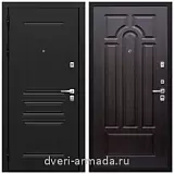 Дверь входная Армада Экстра ФЛ-243 Черная шагрень / ФЛ-58 Венге
