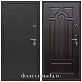 Черные входные двери, Металлическая дверь входная Армада Престиж Черный крокодил / ФЛ-58 Венге