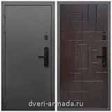 Умная входная смарт-дверь Армада Гарант Kaadas S500/ МДФ 16 мм ФЛ-57 Дуб шоколад