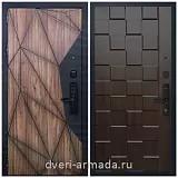 Умная входная смарт-дверь Армада Ламбо МДФ 10 мм Kaadas S500 / ОЛ-39 Эковенге