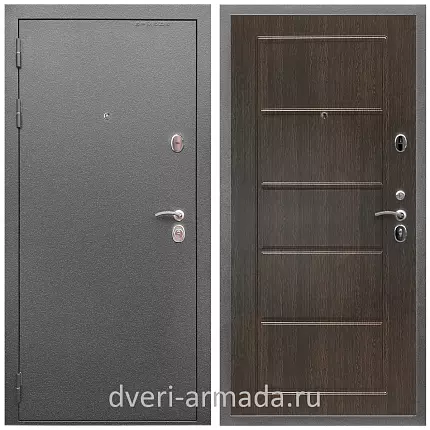 Дверь входная Армада Оптима Антик серебро / МДФ 6 мм ФЛ-39 Венге